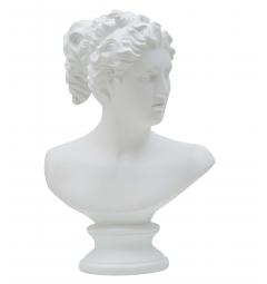 scultura in poliresina bianca