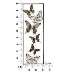 misure pannello in ferro a forma di farfalla