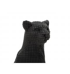 scultura volto leopardo
