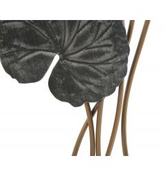Pannello decorativo rettangolare con foglie in ferro