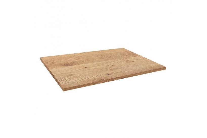 Ripiano 100 cm in legno naturale massello per armadio