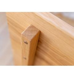 Credenza in legno massello di rovere naturale design moderno