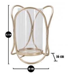 misure candelabro a forma di globo