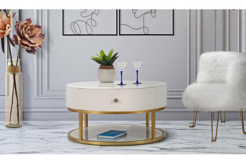 Tavolino da salotto design moderno glamour - Arrediorg