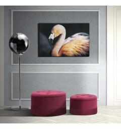 pouf coppia color bordeaux