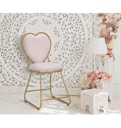 sedia stile glamour rosa