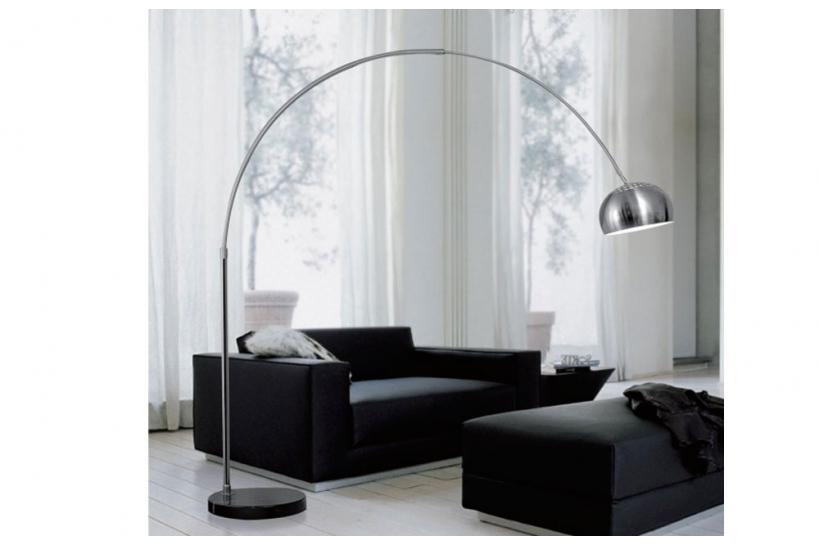 Lampada di design ad arco da terra raffinata ed elegante