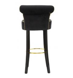 sgabello design elegante nero