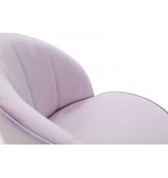 sedie con seduta a forma di conchiglia rosa