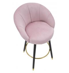 sgabello design elegante rosa