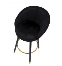 sgabello design moderno prague nero