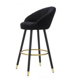 sgabello design elegante nero