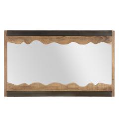 specchio in legno da muro