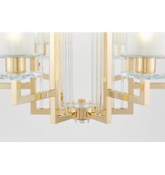 plafoniera moderna dorata 6 punti luce MANHATTAN W6