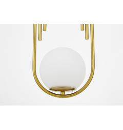 Lampada art deco a sfera ottone ZANETTI D15