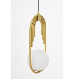 Lampada a sfera ottone art deco ZANETTI D15