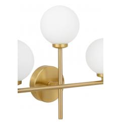 Lampada da parete ottone 3 bocce MARSIADA TRIO NEO