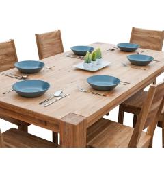 Set 4 sedie legno di rovere massello da pranzo PRATO