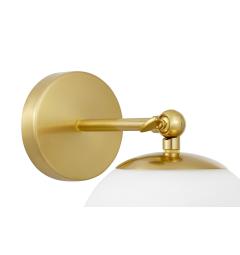 Applique ottone a sfera con snodo FREDICA W1