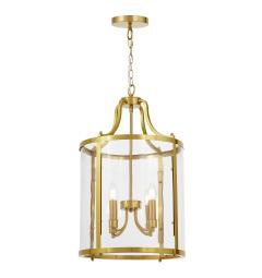 Lampadario moderno a lanterna ottone ASCONA W4