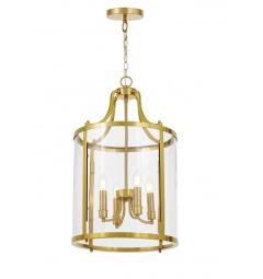 Lampadario a lanterna moderno ottone ASCONA W4