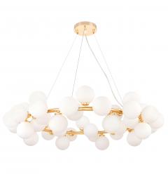 Lampadario di design moderno 40 luci oro caldo MARSIADA W40