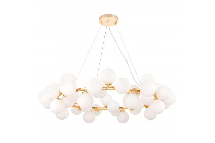 Lampadario di design moderno 40 luci oro caldo MARSIADA W40