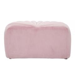 pouf morbido tessuto rosa