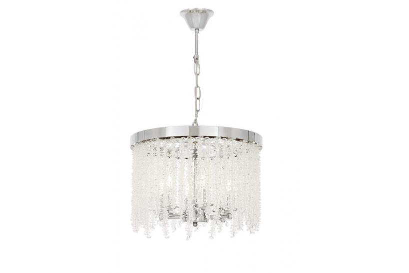 Lampadario con cristalli moderno cromo BALMENA D40