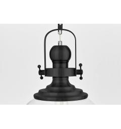 Lampada a sospensione industrial vintage metallo nero FALCO