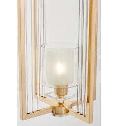 Lampada vintage a sospensione oro e vetro MANHATTAN W1