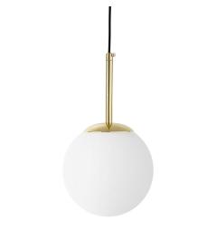Lampada moderna a sospensione a sfera bianca oro FREDICA W1