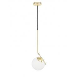 Lampada a sfera design sospensione oro SORENTO D15