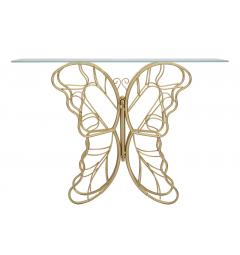 consolle struttura a forma di farfalla