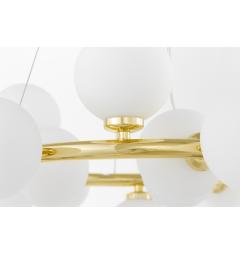 Lampadario a sfera circolare oro 15 luci MARSIADA W15