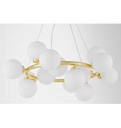 Lampadario a sfera corona oro MARSIADA W15