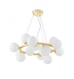 Lampadario a sfera circolare oro MARSIADA W15