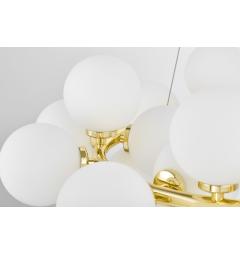 Lampadario a sfera rotondo 40 luci oro MARSIADA W40