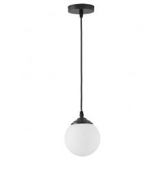 Lampada a sfera nera pendente FINO W1