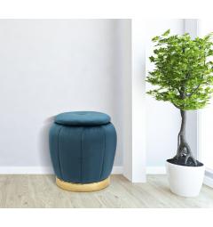 pouf contenitore color ottanio