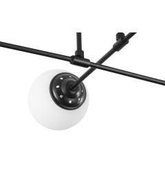 Lampada a sfera nera da soffitto FINO W4