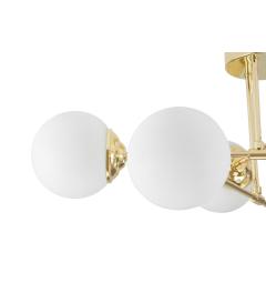 Plafoniera moderna a sfera da soffitto oro FINO W6