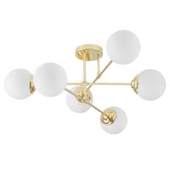 Plafoniera a sfera da soffitto oro FINO W6