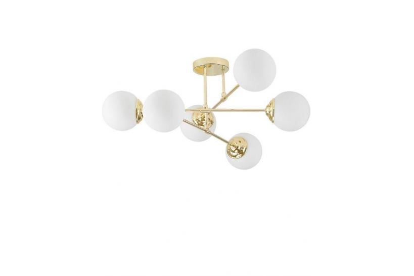 Plafoniera a sfera da soffitto oro FINO W6