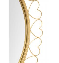 specchio design moderno in ferro oro