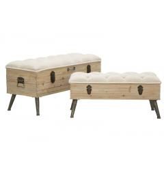 coppia pouf contenitore design industriale