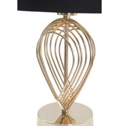 lampada da tavolo particolare struttura in ferro oro