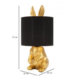 misure lampada da tavolo coniglio