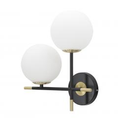 applique con sfere due punti luce