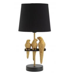 lampada da tavolo con pappagalli